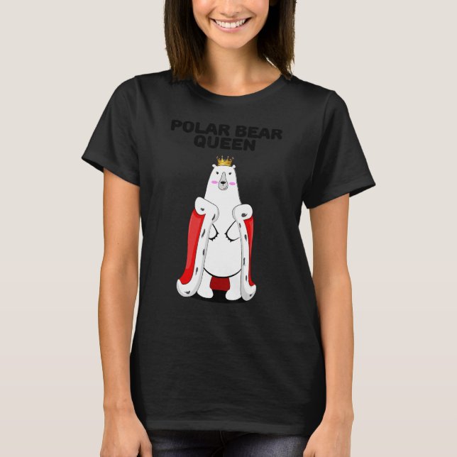 Camiseta Reina de oso polar Chicas osito polar mujeres pola (Anverso)