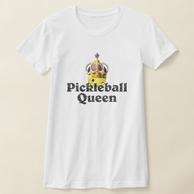 Camiseta Reina de pellebol, morada de bolas amarillas, coro (Distribución)