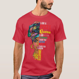 Camiseta Reina de Pisces, soy más fuerte cumpleaños para Pi