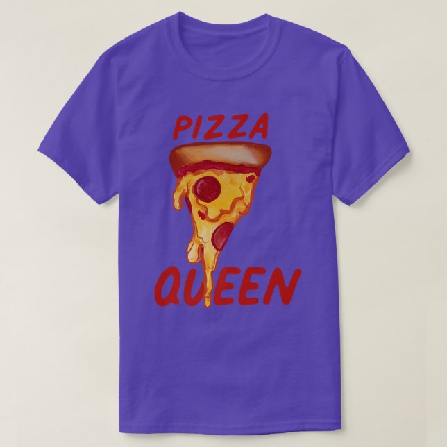 Camiseta Reina de pizza 4365 (Diseño del anverso)