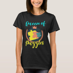 Camiseta Reina de Puzzles rompecabezas