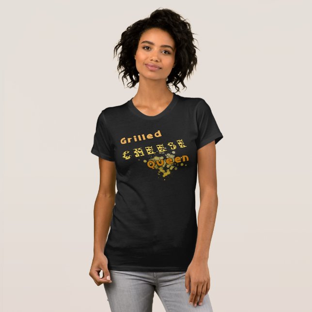 Camiseta Reina de queso a la parrilla (Anverso completo)