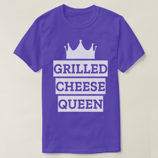 Camiseta Reina de queso a la parrilla (Diseño del anverso)