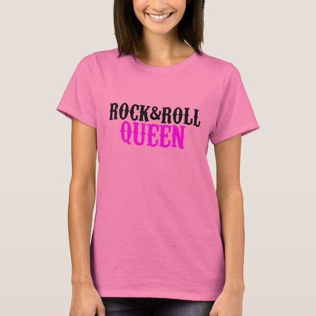 Camiseta Reina de rock y Rollo (Anverso)