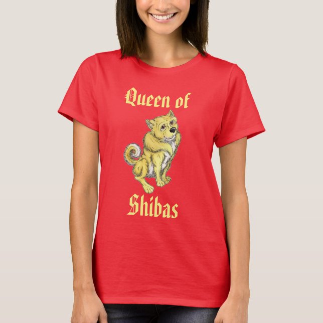 Camiseta Reina de Shibas (Anverso)
