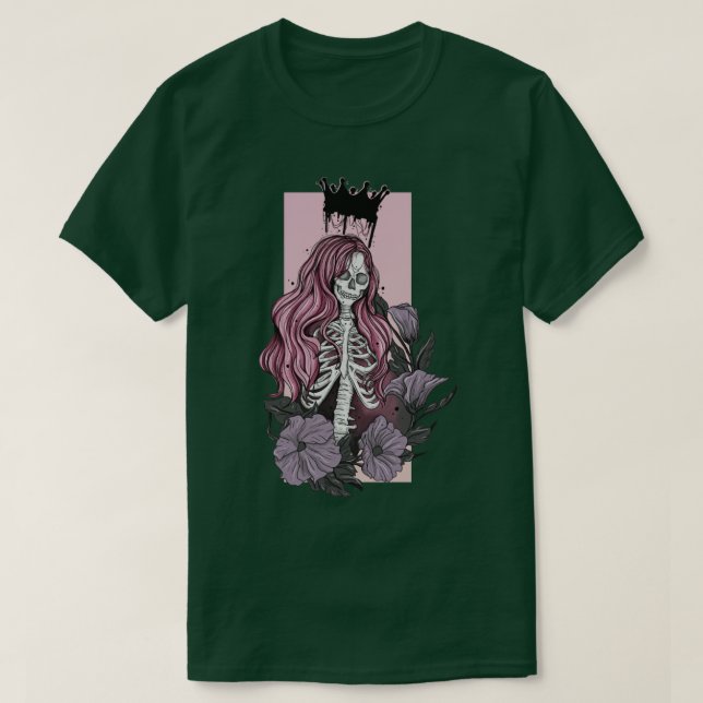 Camiseta Reina de Skeleton (Diseño del anverso)