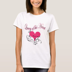 Camiseta Reina de su corazón