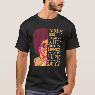 Camiseta Reina De Tauro Para Mujeres Astrología Zodiac Taur