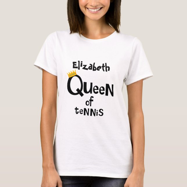 Camiseta Reina de tenis (Anverso)