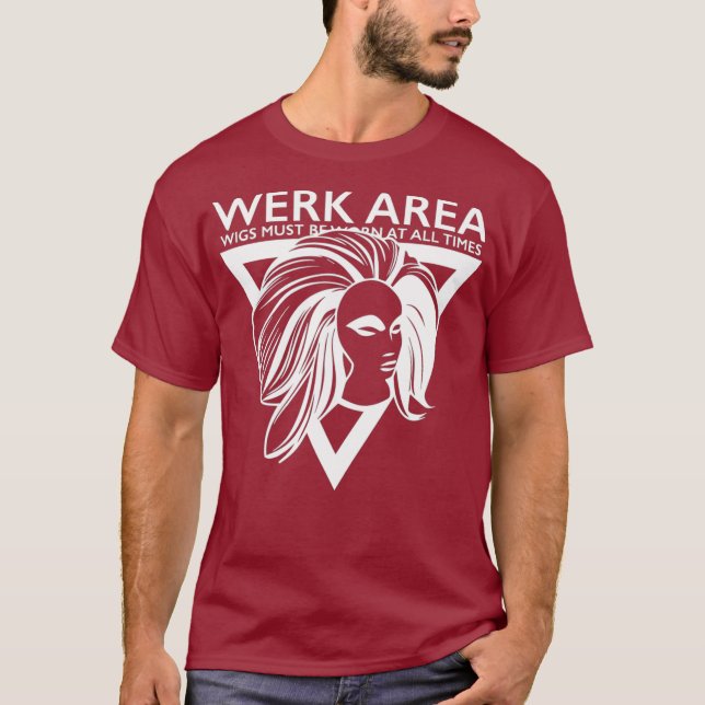 Camiseta Reina de travesía divertida del área de trabajo (Anverso)