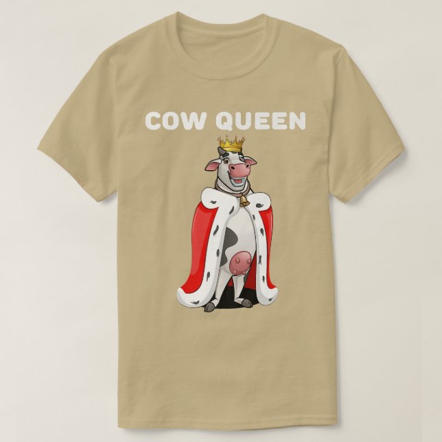 Camiseta Reina de vaca Chicas Vaca Para agricultora Vaca (Diseño del anverso)