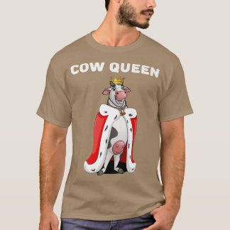 Camiseta Reina de vaca Chicas Vaca Para agricultora Vaca
