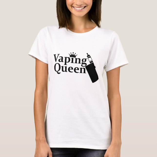 Camiseta Reina de Vaping (Anverso)
