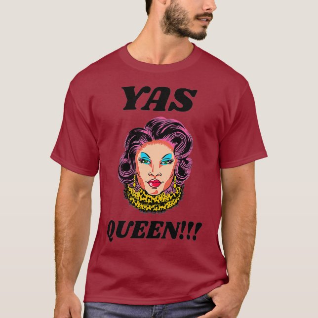 Camiseta Reina de Yas arrastrar todas las estrellas (Anverso)