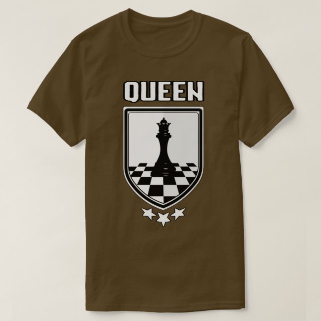 Camiseta Reina del ajedrez (Diseño del anverso)