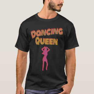 Camiseta Reina del baile Disco retro de los 70