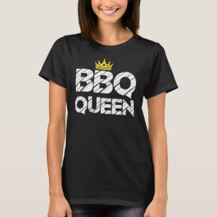 Camiseta Reina del Bbq - Grill Master caliente que fuma,