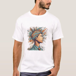 Camiseta Reina del Boho Afro - Artista colorido