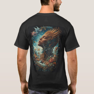 Camiseta Reina del Bosque Encantado Arte de Fantasía Surrea