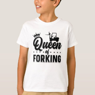 Camiseta Reina Del Camión Del Conductor Del Operador De La