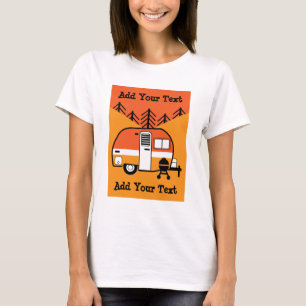 Camiseta Reina del Camper - Camping Divertido RV 