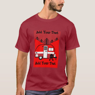 Camiseta Reina del Camper - Gracioso Camping RV
