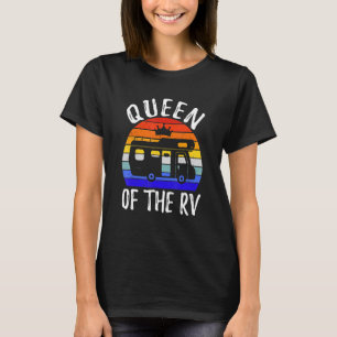 Camiseta Reina Del Camping De Rv Camper De Viaje Por Carret