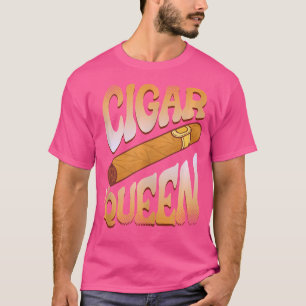 Camiseta Reina del cigarro Corona Fumando Cigarrillo Humo F