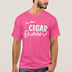 Camiseta Reina del cigarro Fumadora de cigarros Tabaco Fuma