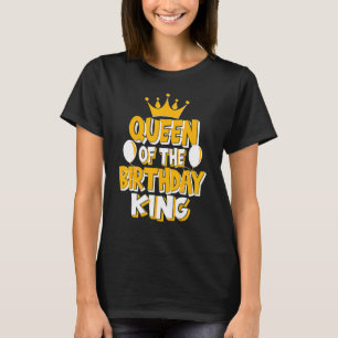 Camiseta Reina Del Cumpleaños Rey Familia Que Coincide Cebr