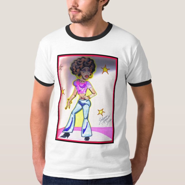 Camiseta reina del disco (Anverso)