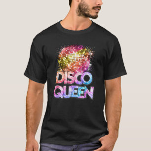 Camiseta Reina del Disco Años 70 Tema Disco Vintage Setenta