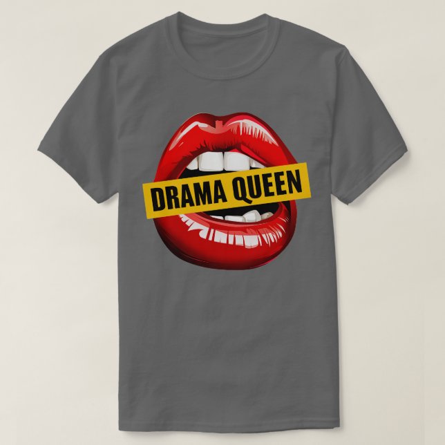 Camiseta Reina del drama (Diseño del anverso)