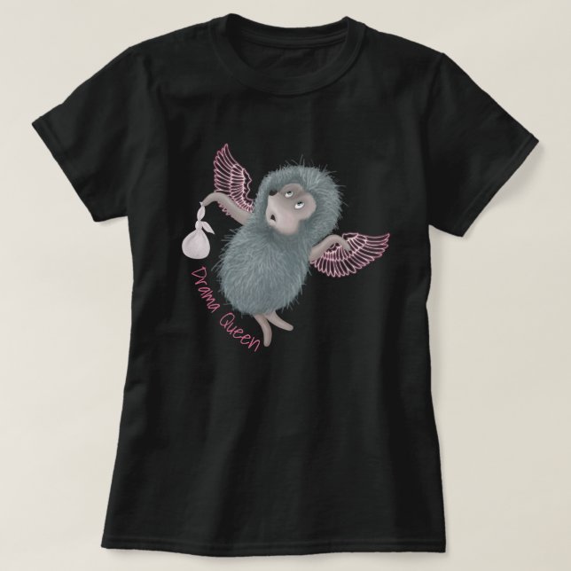 Camiseta Reina del drama (Diseño del anverso)