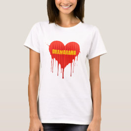Camiseta Reina del drama Dramarama corazón sangrante de muj
