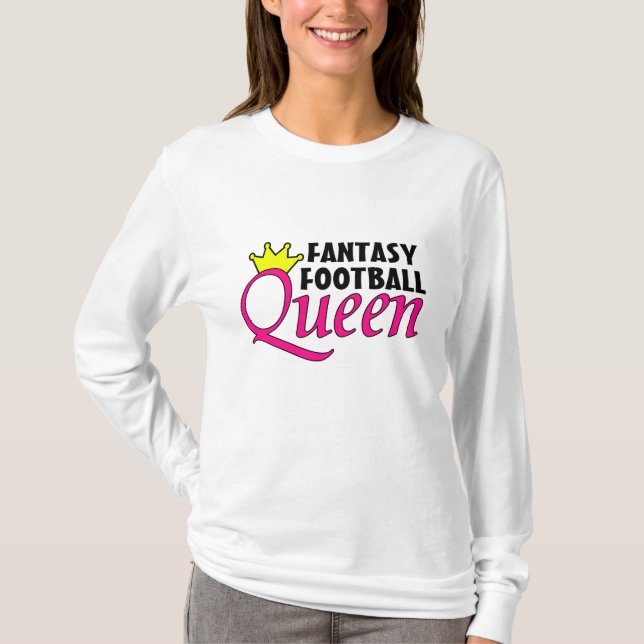 Camiseta Reina del fútbol de la fantasía (Anverso)