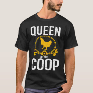 Camiseta Reina Del Gallinero granjera pollita