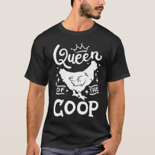 Camiseta Reina Del Gallinero Mamá Pollo Señora Pollo