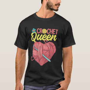 Camiseta Reina del Ganchillo - Amante de la Lana