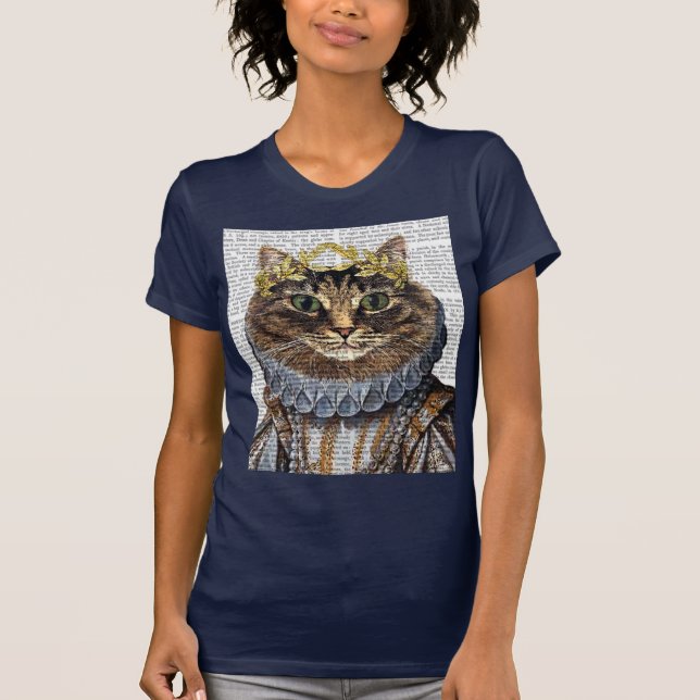 Camiseta Reina del gato (Anverso)