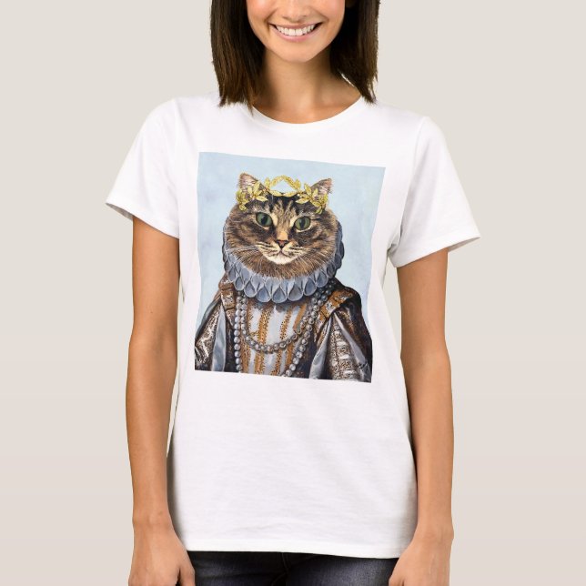 Camiseta Reina del gato 2 (Anverso)