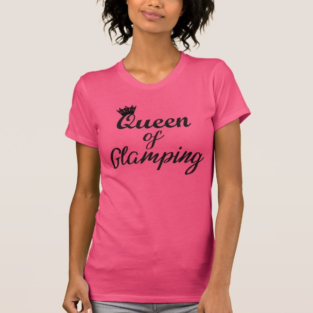 Camiseta "Reina del glamour" (Anverso)