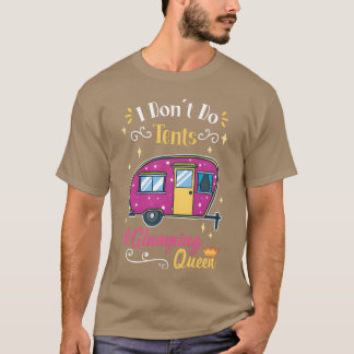 Camiseta Reina del glamping campamento abuela chico