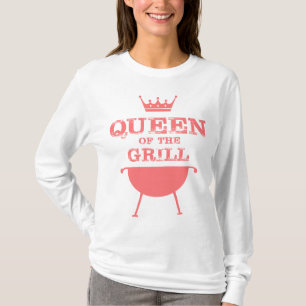 Camiseta Reina Del Grill, Rosa