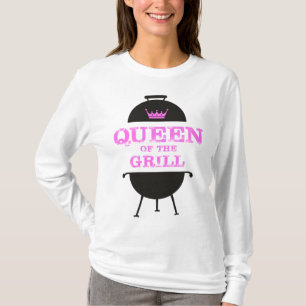 Camiseta Reina Del Grill, Rosa De La Corona Rosa