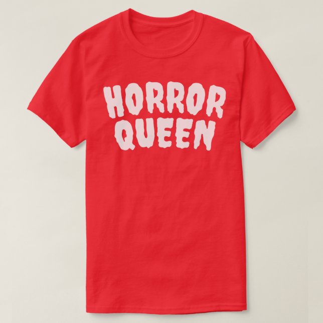Camiseta Reina del horror (Diseño del anverso)