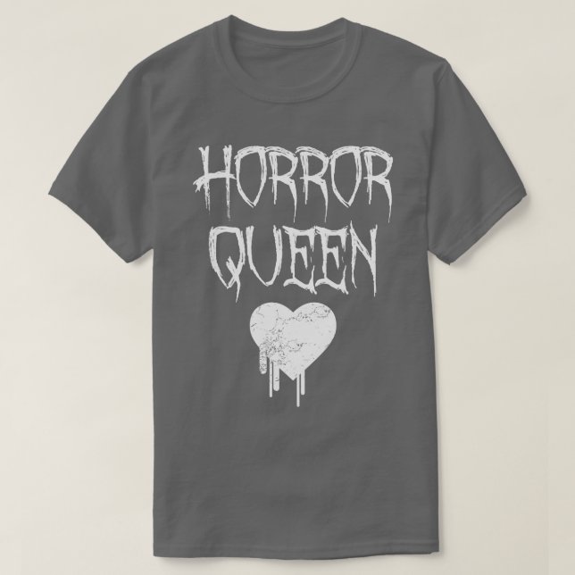 Camiseta Reina del horror (Diseño del anverso)