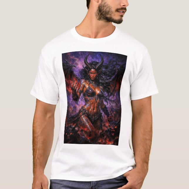 Camiseta Reina del Infierno Lilith (Anverso)