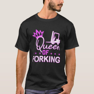 Camiseta Reina del operador de carretillas elevadoras de ho