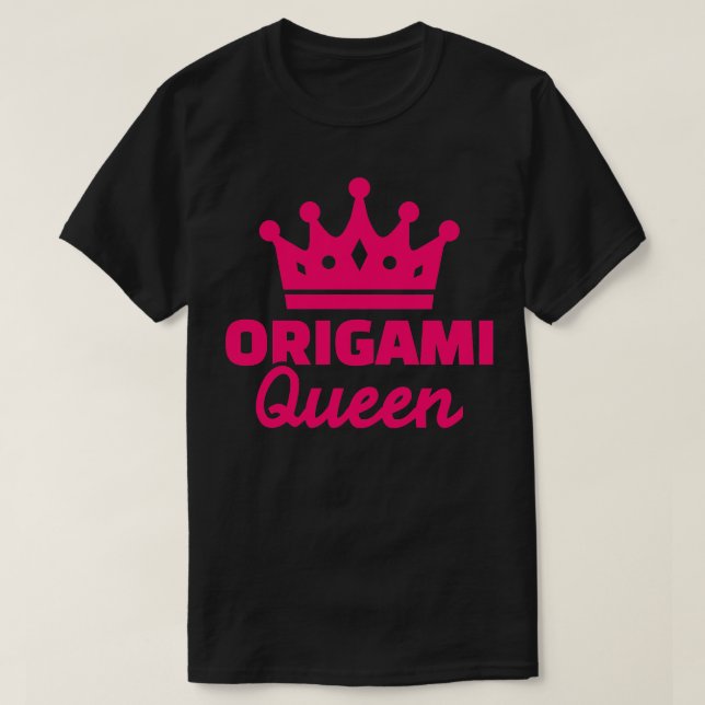 Camiseta Reina del origami (Diseño del anverso)